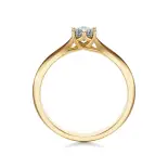 Klasyczny pierścionek zaręczynowy